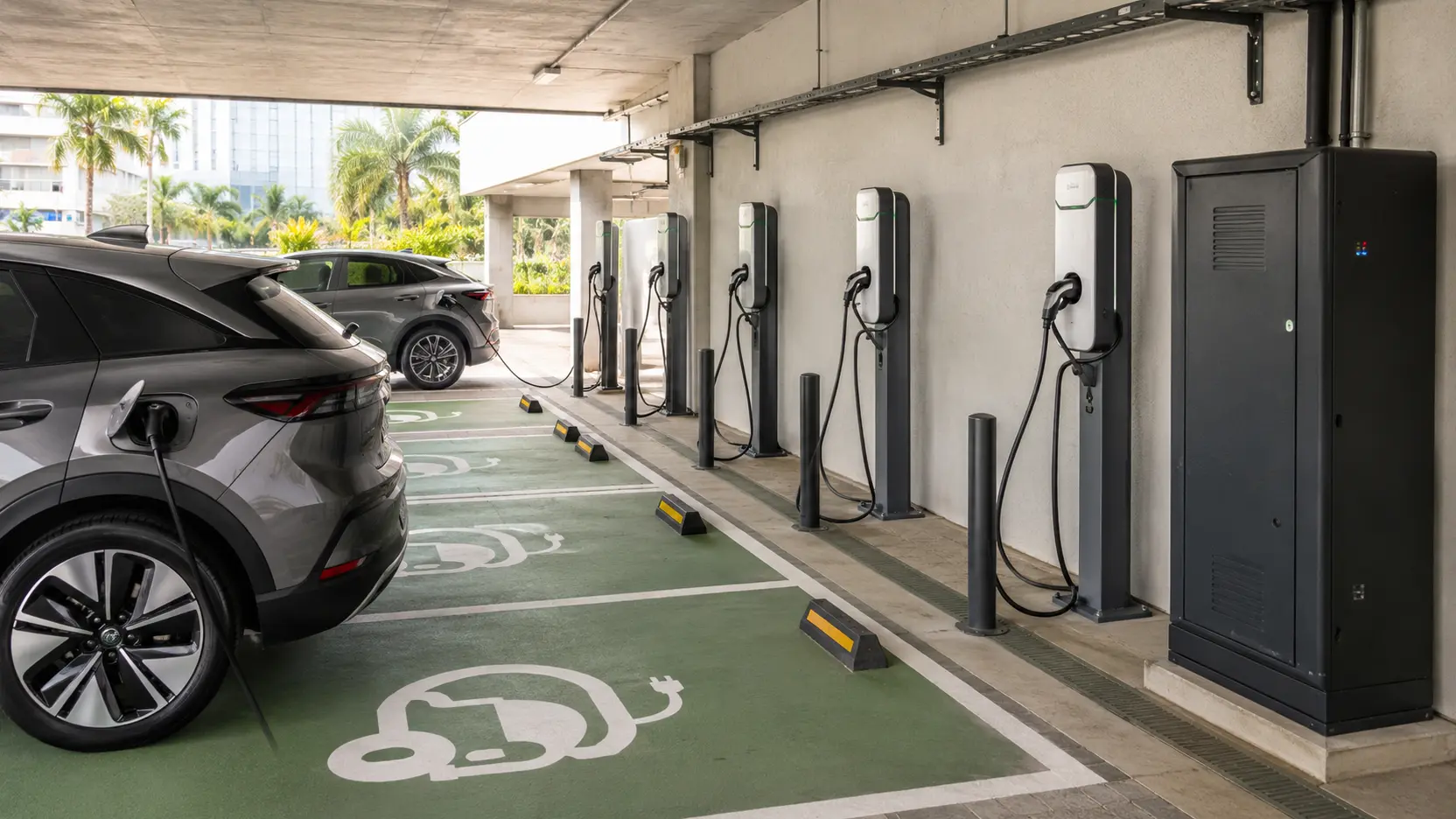 Estações comerciais de carregamento para veículos elétricos